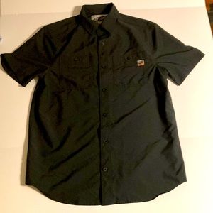 40 Grit by Duluth Trading Polyester Button Down Shirt